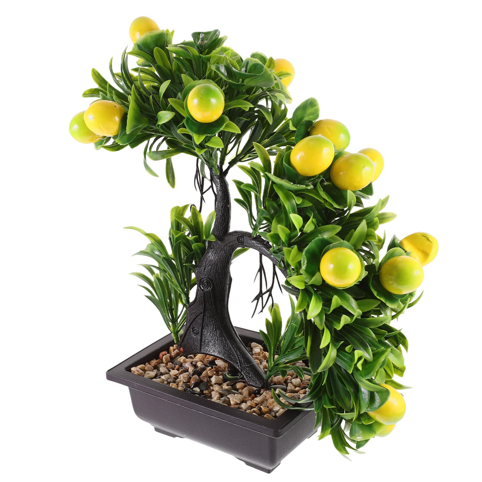 Amazon｜Didiseaon 人工 鉢植え 植物 人工 果物 レモン 木 盆栽