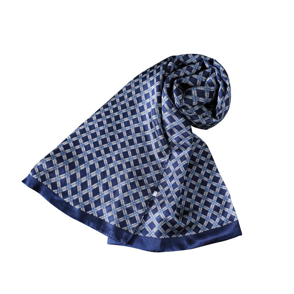 Foulard Vintage en Soie pour Homme, 100% Fantaisie, Accessoire de Costume pour Gentleman