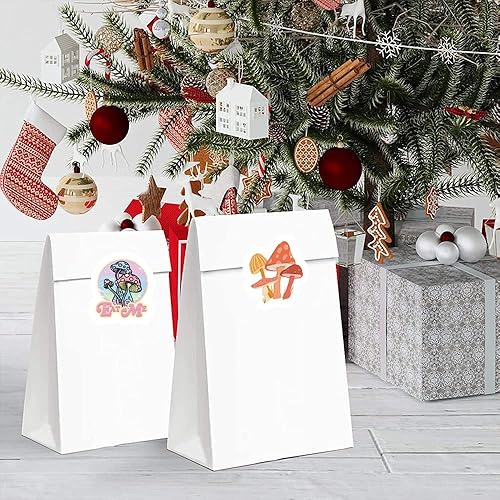 Miniatura 4 de Calcomanías de hongos 500 unidades 8 rollos de calcomanías de plantas coloridas medio-conscientes para niños niñas niños para botella de agua laptop