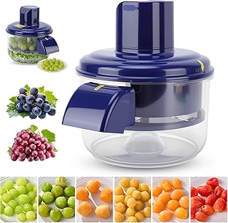 Automatic Electric Fruit &amp; Vegetable Peeler Machine, Rechargeable Grape Garlic Cherry Tomato Potato Peeler, Cordless Smart...