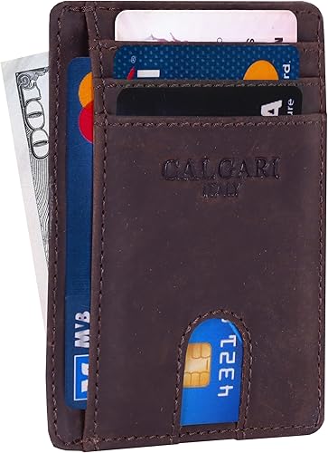 Miniatura 2 de Carteras minimalistas de cuero italiano de lujo Para hombres y mujeres