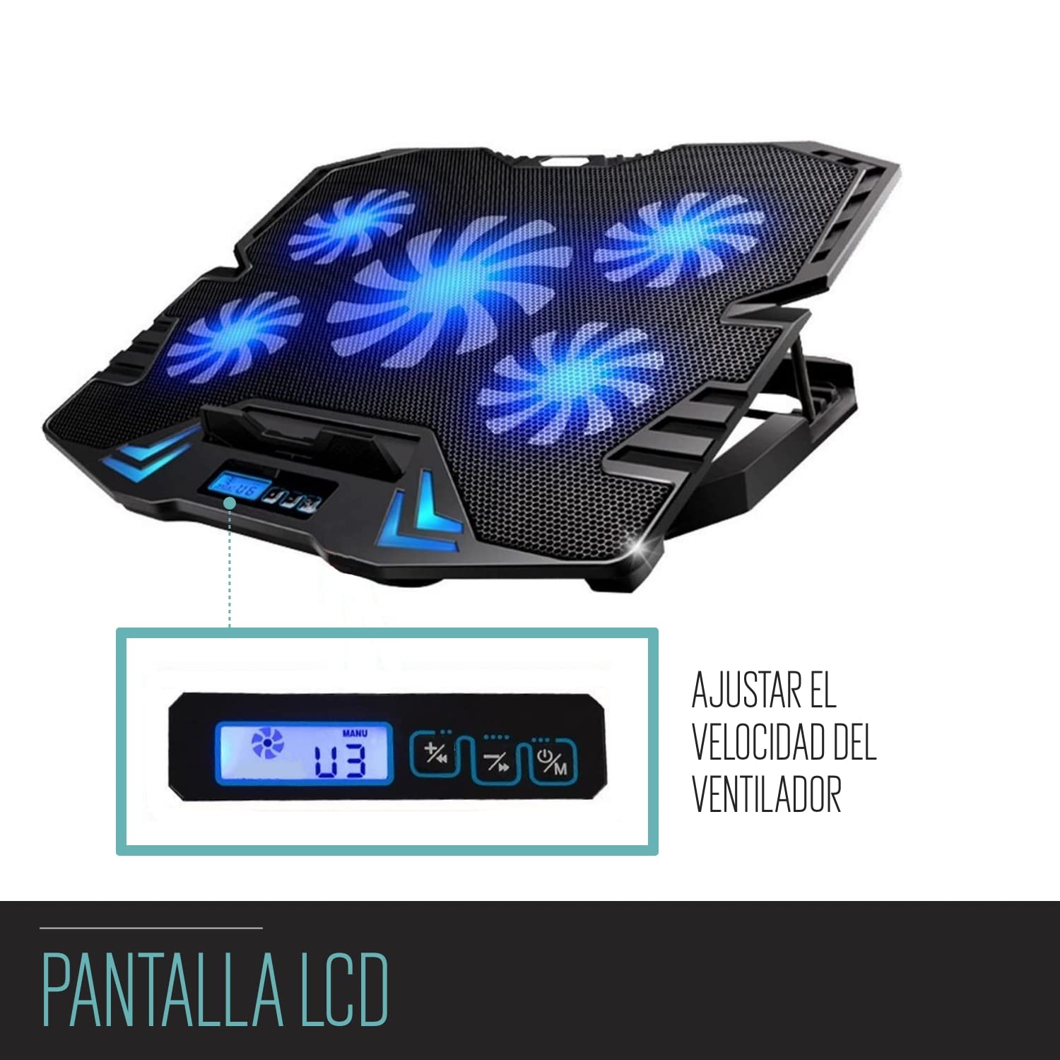 Ewent EW1259 Base Refrigeradora para Portátil hasta 17"