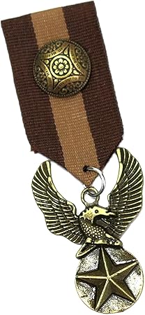 Amazon バッジ ミリタリー 勲章 茶色 イーグル Cd2 勲章バッジ ワッペン風 Wp 212 ワッペン アップリケ 通販