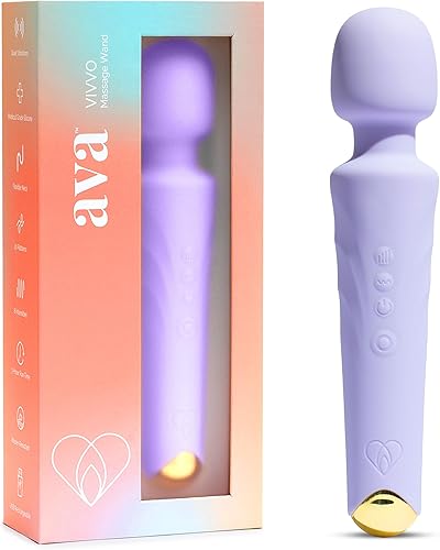 Ava Vibrador de varita sexual vibrador estimulador de clítoris Vibrador para mujer Juguete sexual Regalos para mujeres 20 patrones y 8