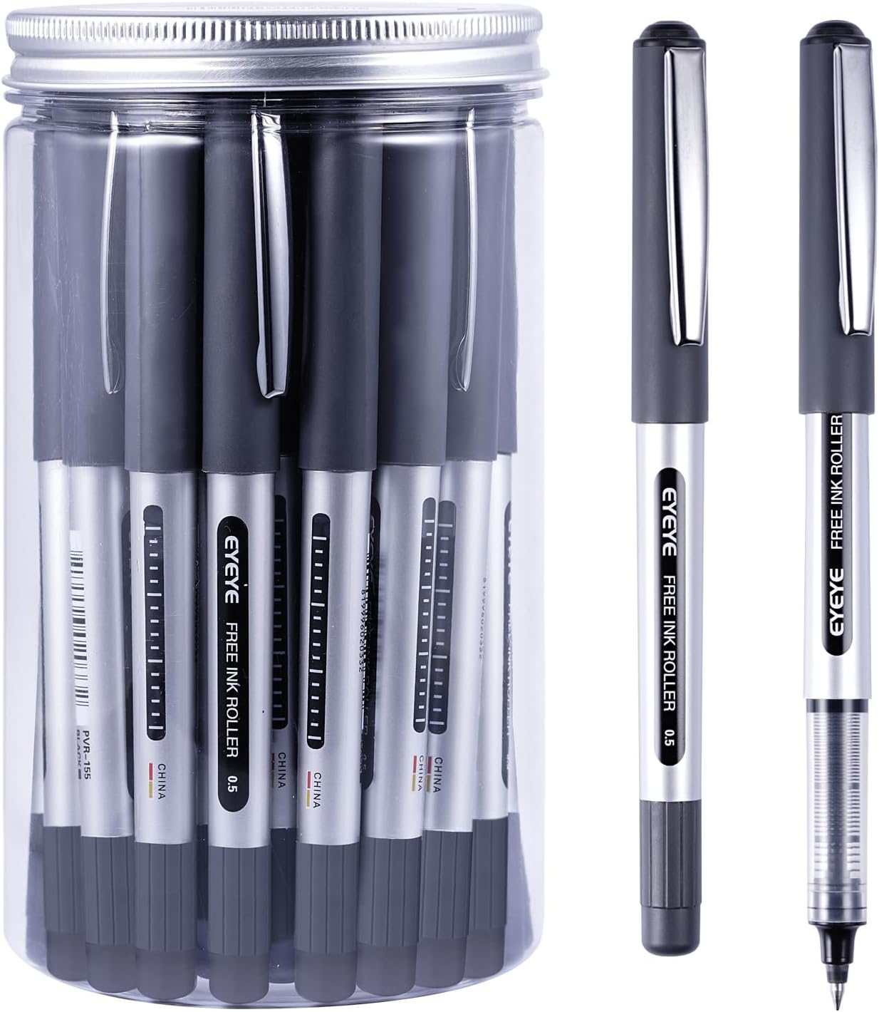 Staples OptiFlow Rollerball Pens, Fine Point, Black, 1 Dozen Office Products