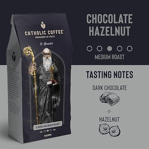 Miniatura 58 de Catholic Coffee Café árabe irlandés con sabor a crema de San Patricio, café tostado medio (molido), 12 onzas