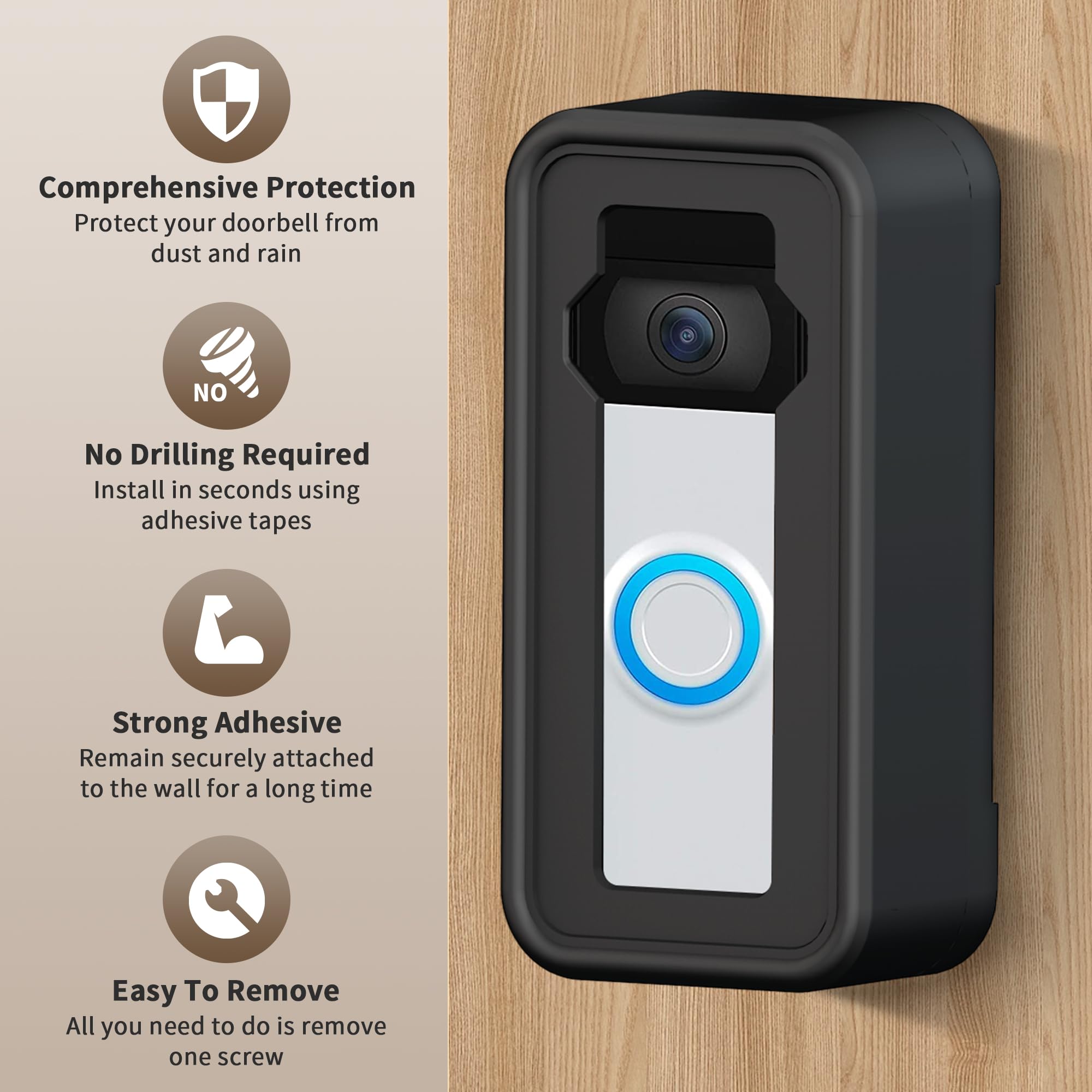 SZAOYU No-Drill Mount Adhesive Mounting Bracket Accessories