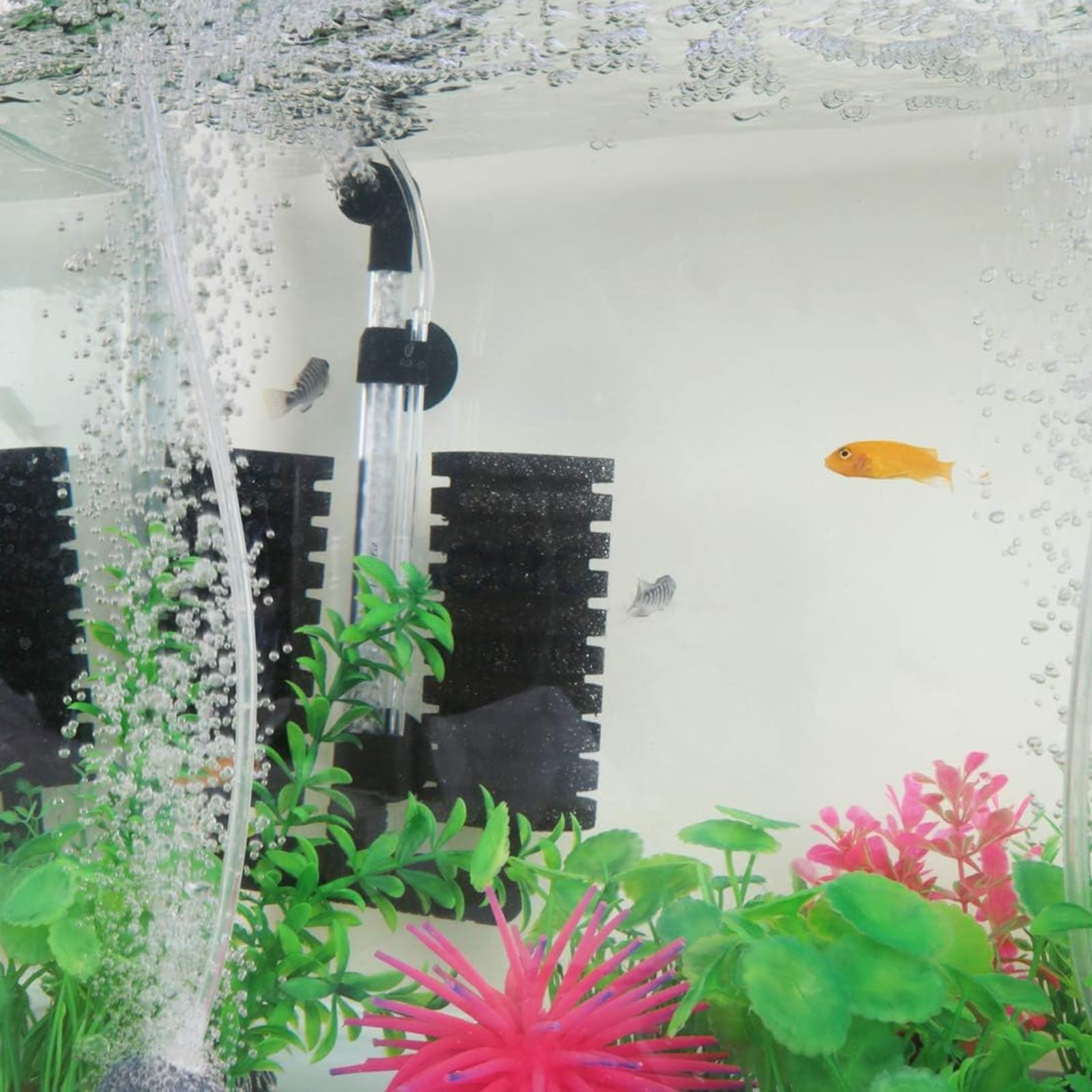 6 Pièces Filtres en éPonge pour Aquarium Filtre éPonge pour Filtration Biologique et MéCanique, éPonges de Rechange pour Filtre D'Aquarium,Filtre Silencieux en Mousse de PlongéE pour Aquarium