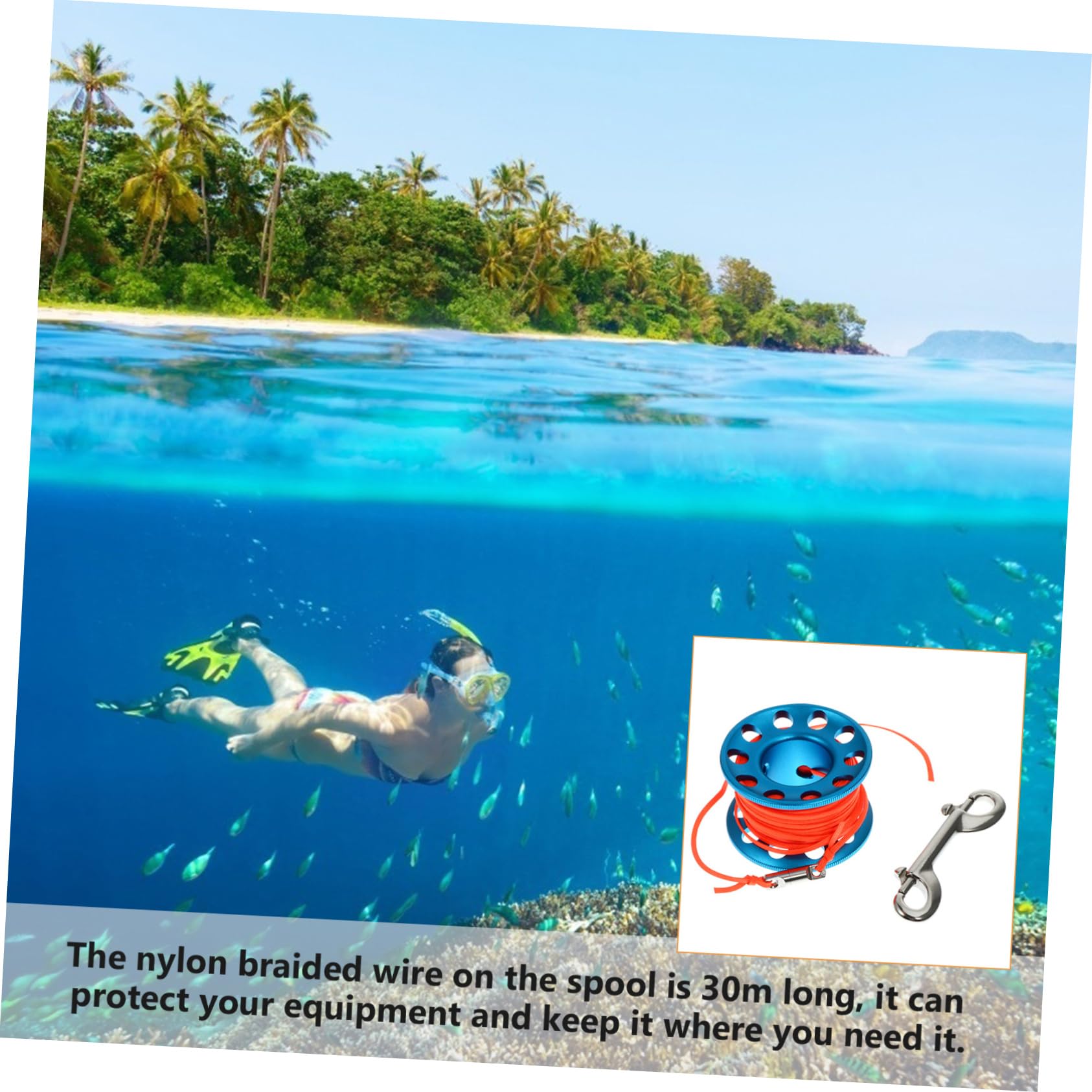 Leuchtende Tauchspule - Kompakte Fingerrolle Für Unterwasserabenteuer