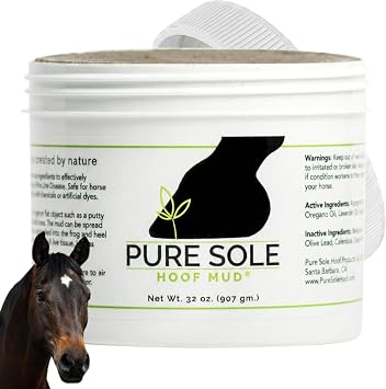 Hoof Mud for Horses | Hoof Care Clay | Smooth, Creamy Clay | Easy to Spread | Farrier Recommended | Made in USA - 32 oz.- Our Big Boy Size