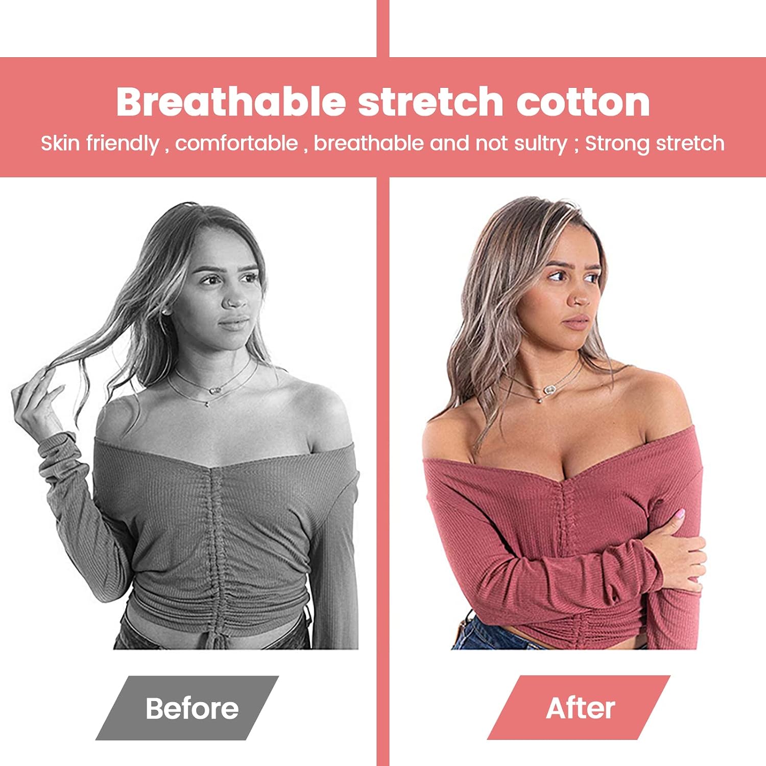 Boob Tape, Boobytape for Breast Lift, Suitable for A-E, Breast Tape Lifting Large Breast (Cream)