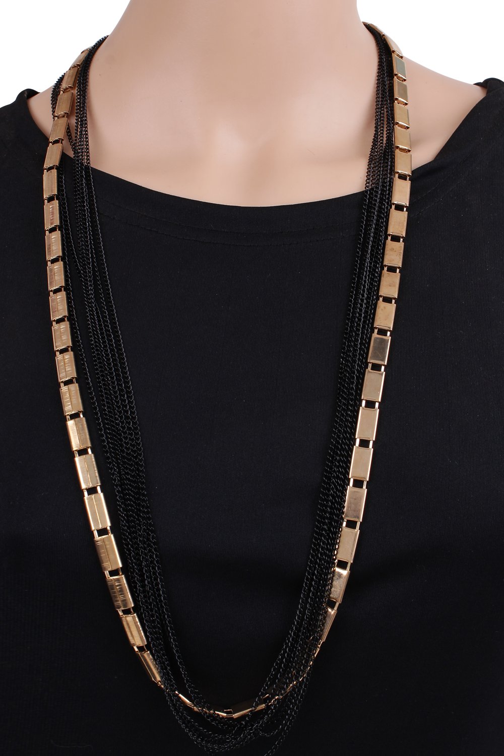 Shining Diva Chain Statement Necklace, Gift for Her