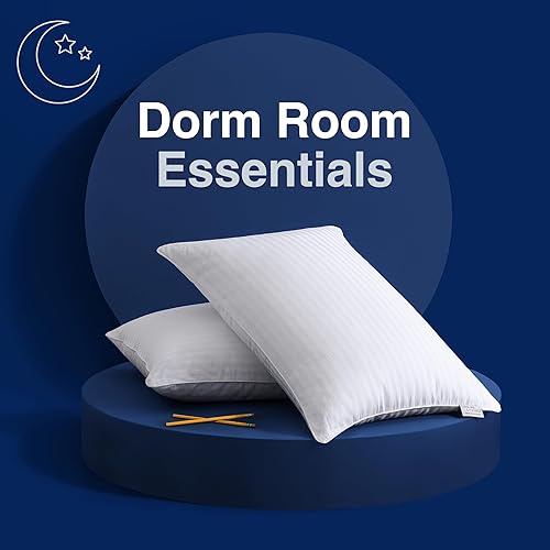 Miniatura 4 de Casual Living Juego de almohadas de cama, estándar, color blanco, 2 unidades