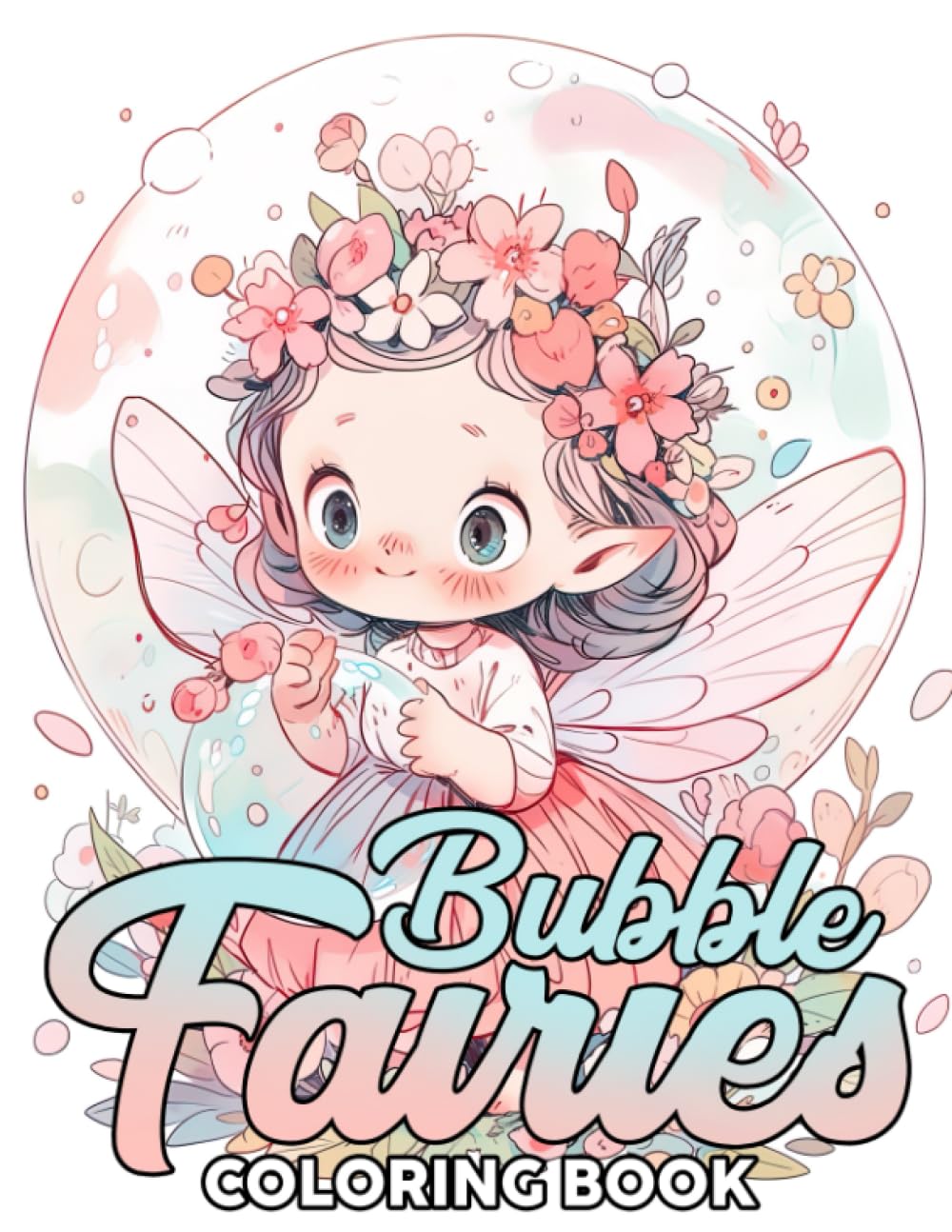 Bubble Fairies Coloring Book: A Whimsical Journey into Fairylands Coloring Pages with Enchanted Forest Fairies Cuties Designs for Kids, Teens, and Adults Stress Relief & Relaxation