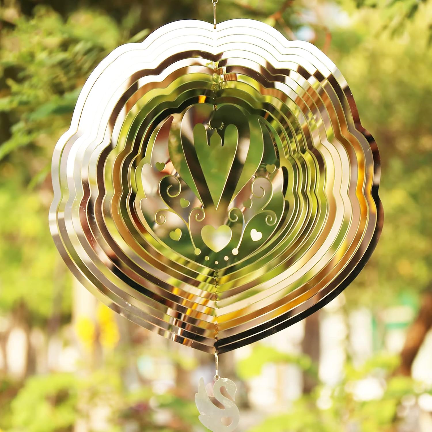 SHININGEYES Wind Spinner, Hanging Wind Chime, 3D