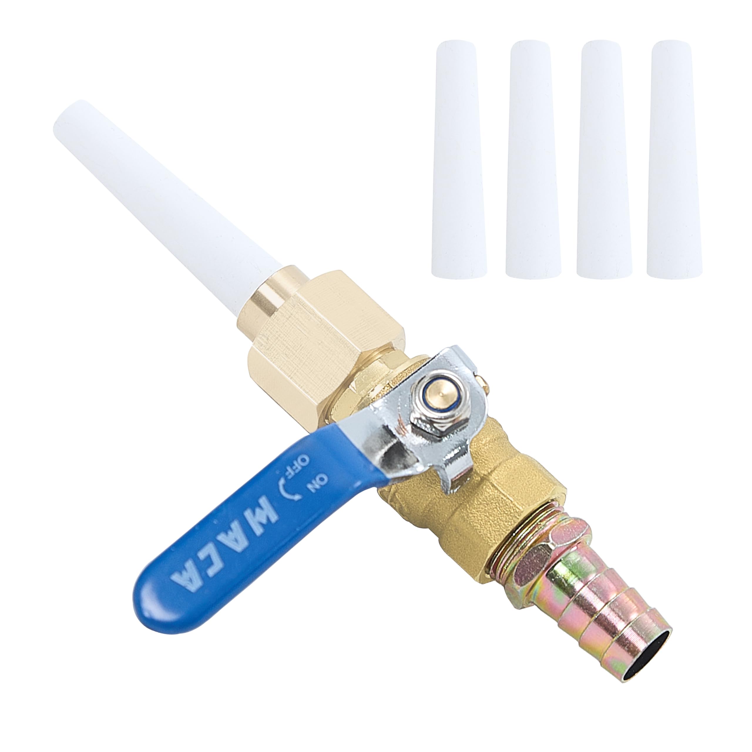 Ceramic Sandblasting Gun Assembly: Nozzle Tip (1/8" ID) 5Pcs Nozzles