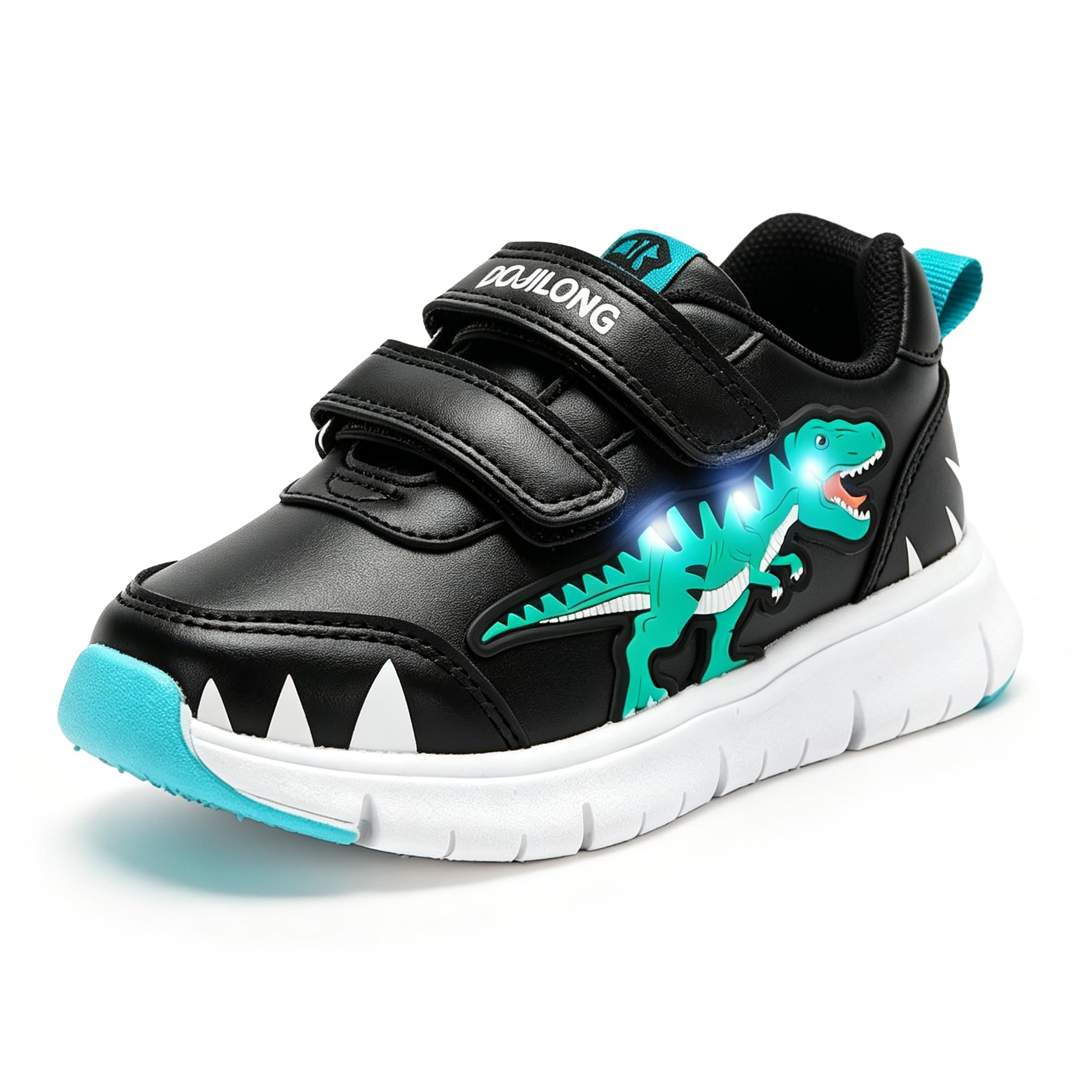 Scarpe Sportive da Bambino, Scarpe Leggere da Dinosauro, Sneaker Casual, Illuminate, per Bambini da 1 a 6 Anni