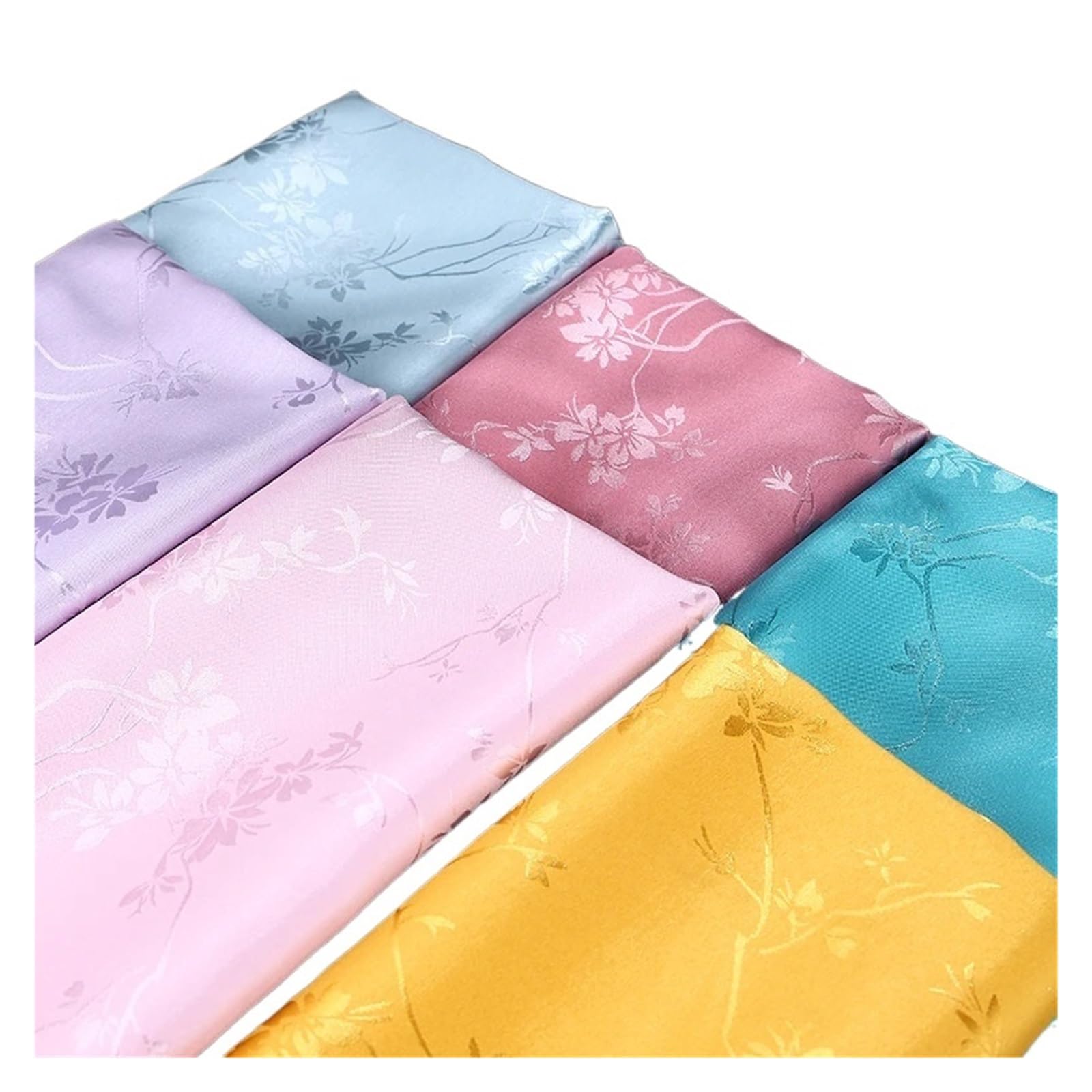 Tela De Satén Flor de tela jacquard for pijama vestir