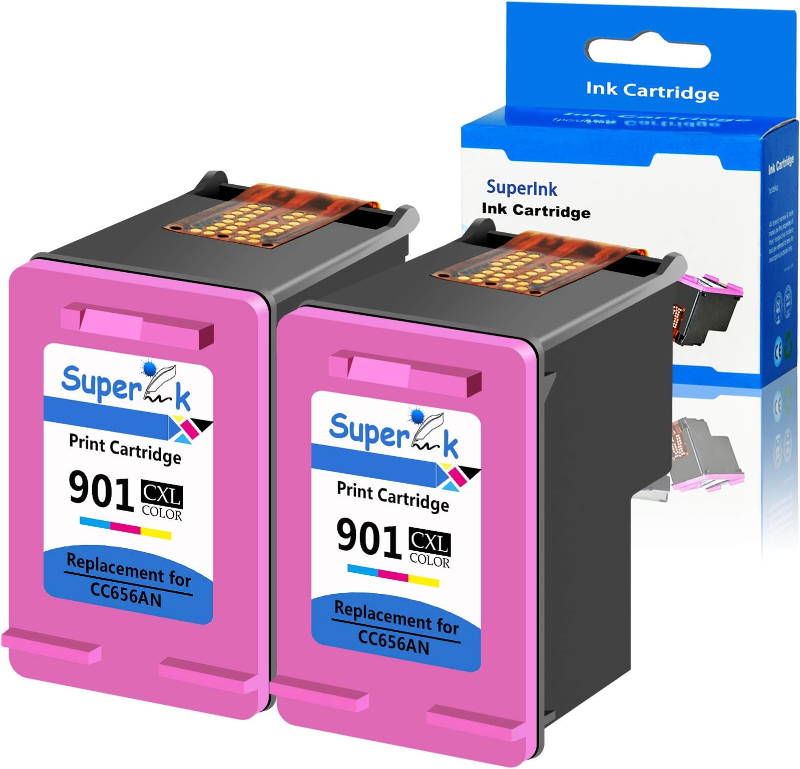 Cartucce Hp 903 XL Cartuccia Stampa HP 901 XL Nera - Compatibile Con Officejet 4500, J4524, J4680 E Altri Cartuccia Compatibile HP 901 Nera - Foto 3