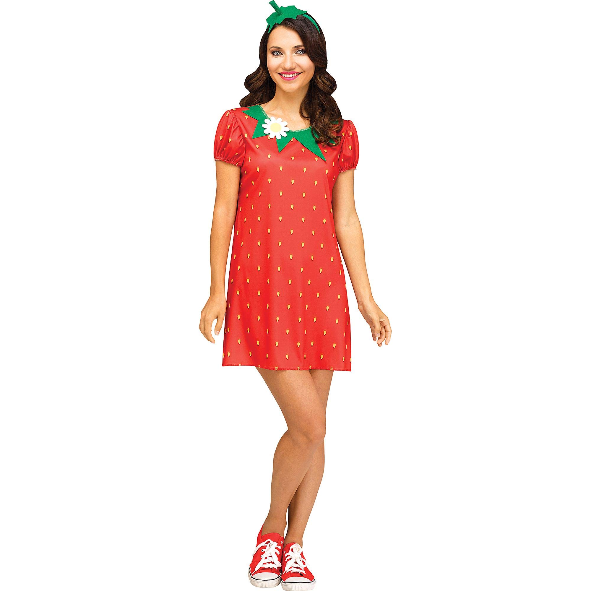 Fun Worldwomens Strawberry Flirty Fruit Adult Sized Costumes (pack of 1)