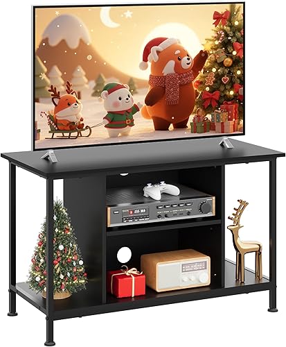 Miniatura 17 de WLIVE Soporte para TV de hasta 70 pulgadas, centro de entretenimiento de 63 pulgadas, consola multimedia de TV con estantes de almacenamiento de 3