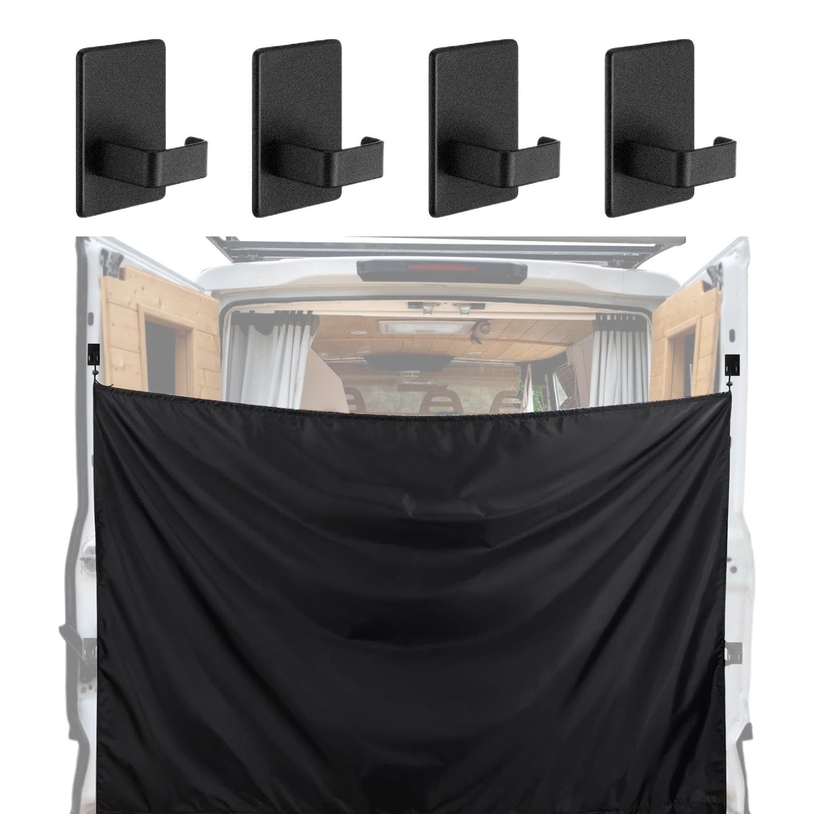 Grand Rideau d'Occultation pour Porte de Camping-Car et Voiture
