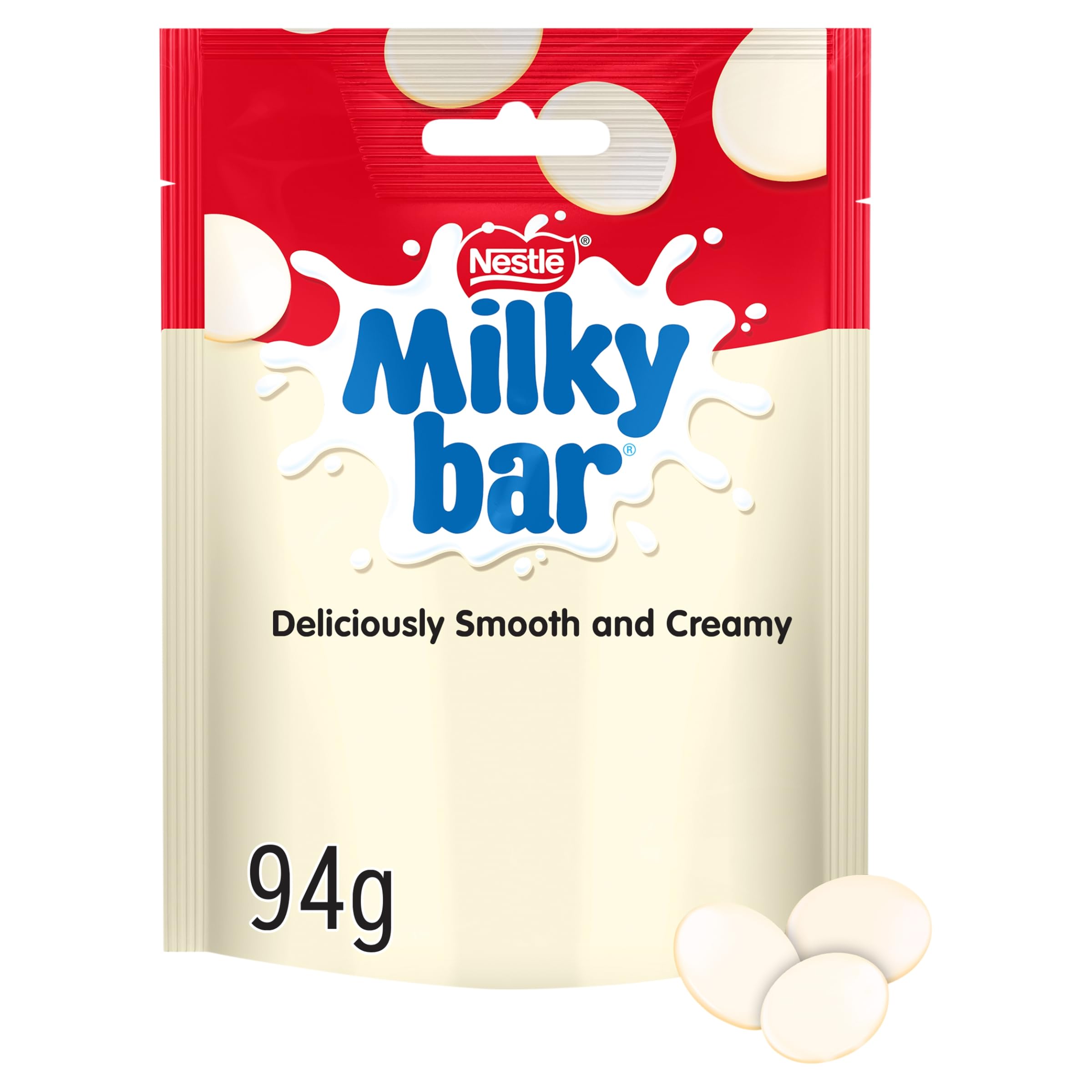 Milkybar White Chocolate Giant Buttons Pouch 94g