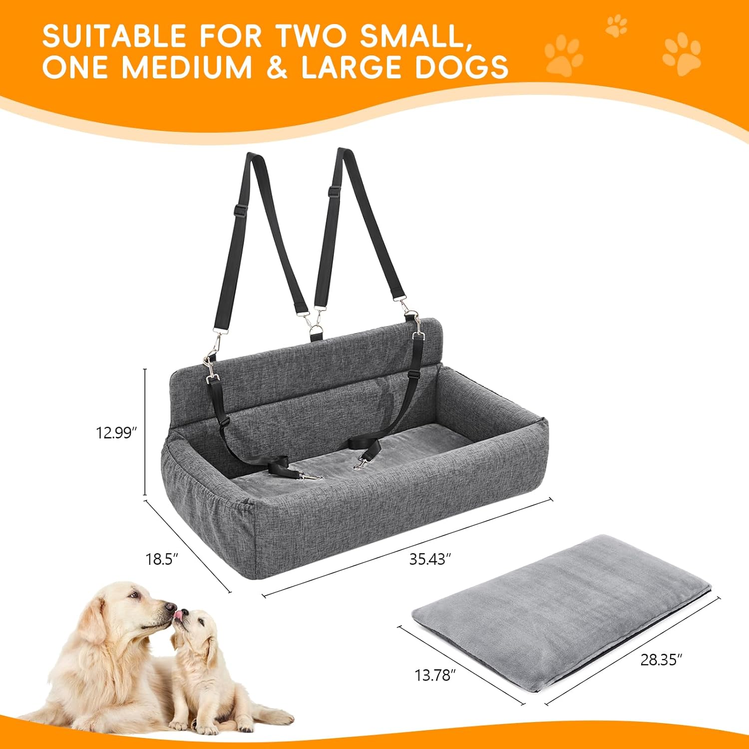 Ultimate Comfort: The Best Dog Car Seat for Small & Medium Pets!
