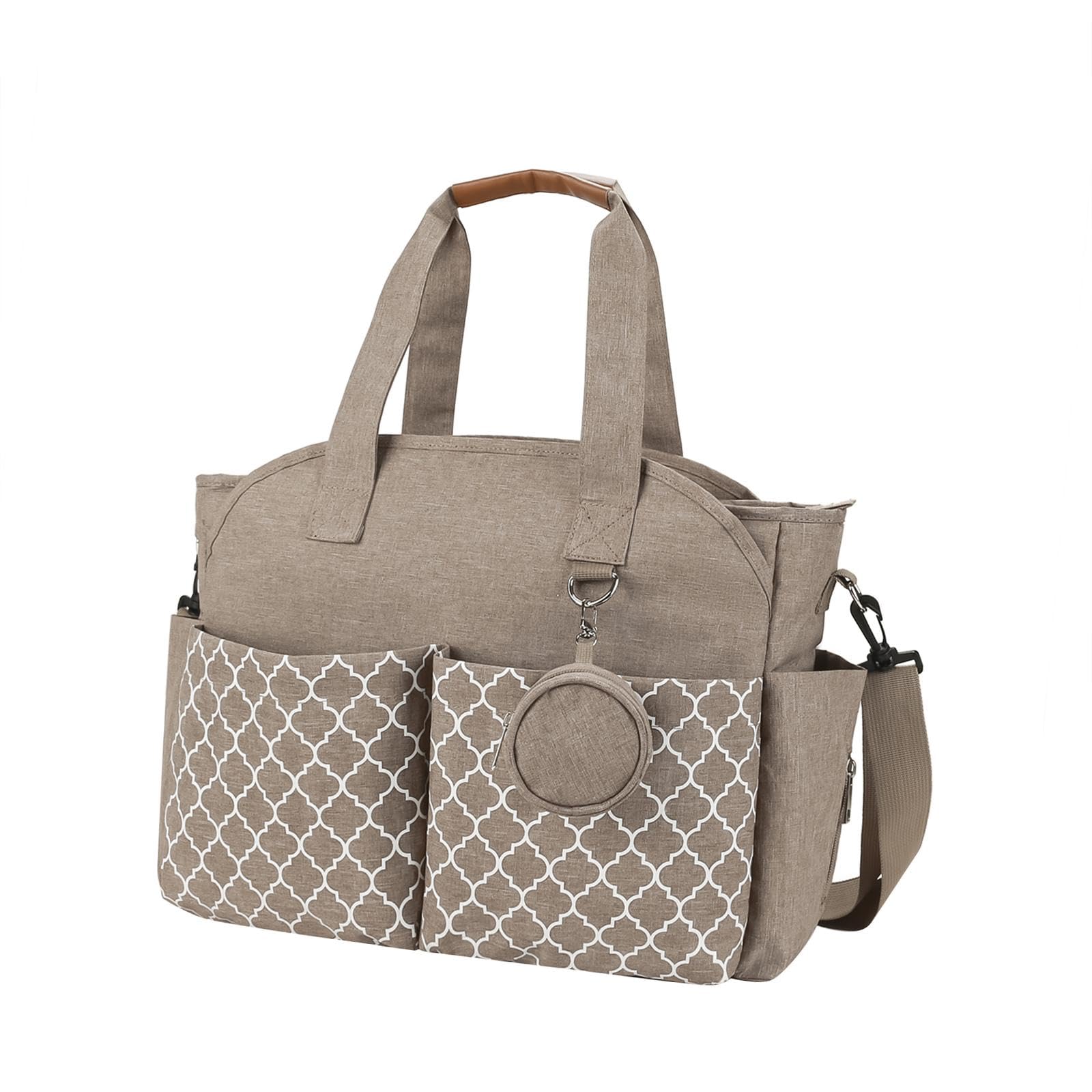 velura Club Bollywood®Multifunctional Baby Diaper Mummy Changing Bag Handbag for Diaper Keys Phone Khaki|Baby|Strollers & Accessories|Stroller Accessories|Organizers & Nets-picture-22