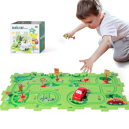 Circuit de voiture Montessori: d?�velopper son intelligence