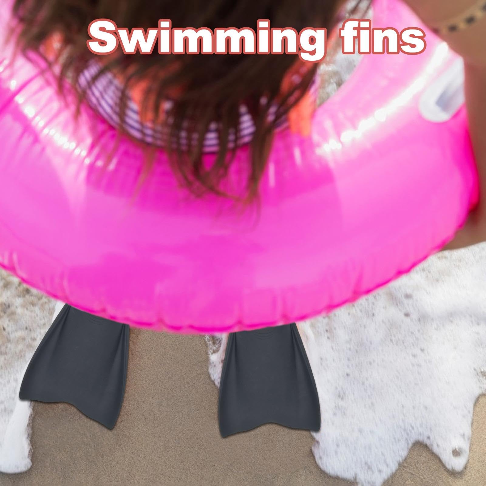 Pinne da nuoto per adulti, pinne corte in silicone per uomini e donne, pinne galleggianti per gli amanti del nuoto e gli appassionati di sport acquatici