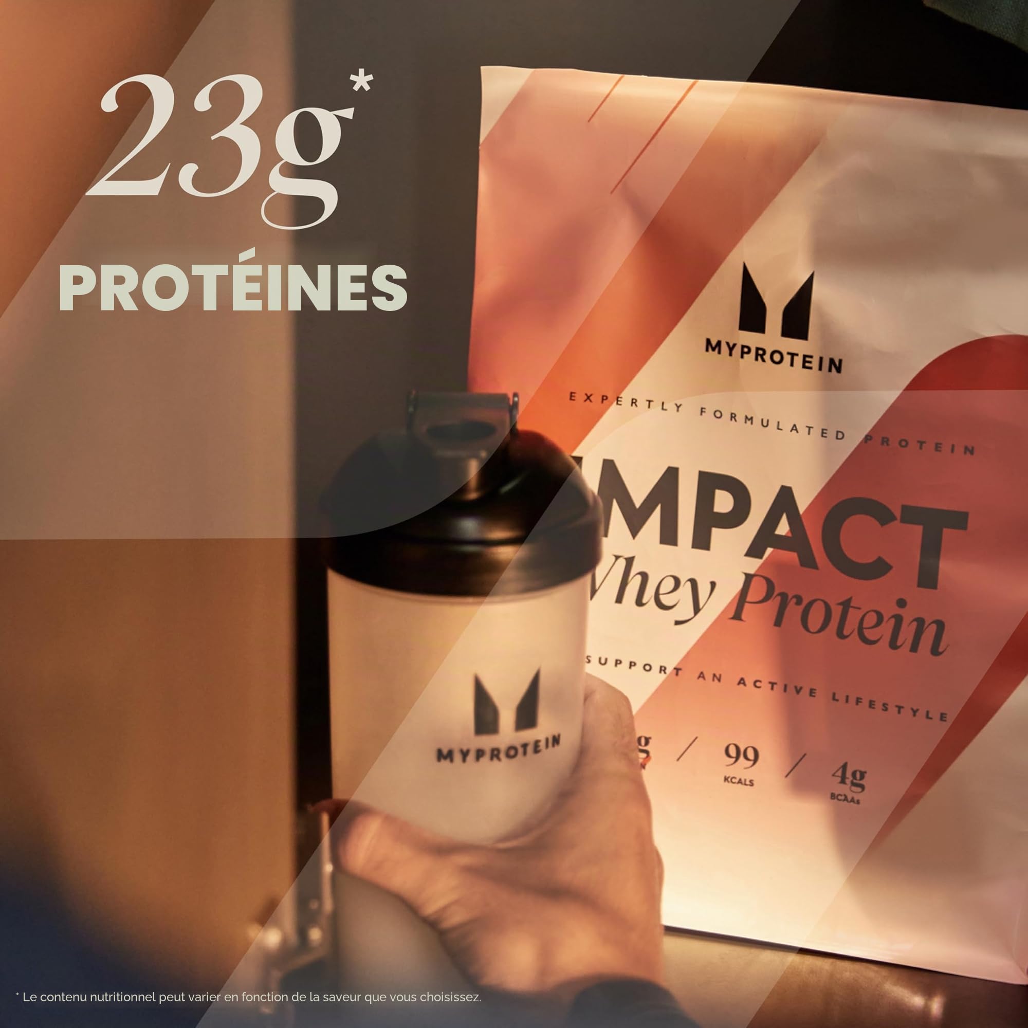 My Protein Impact Whey Protéine Saveur Natural Vanilla 1 kg