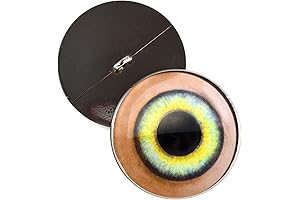 25mm Light Green House Servant Elf Button Eyes with Loop