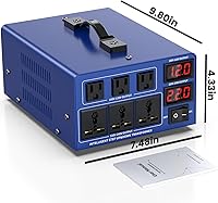 Vista 7 de 4000 W Transformador de conversión de voltaje de alta resistencia Paso arriba/Paso abajo AC 110 V/120 V/220 V/240 V conversión de potencia
