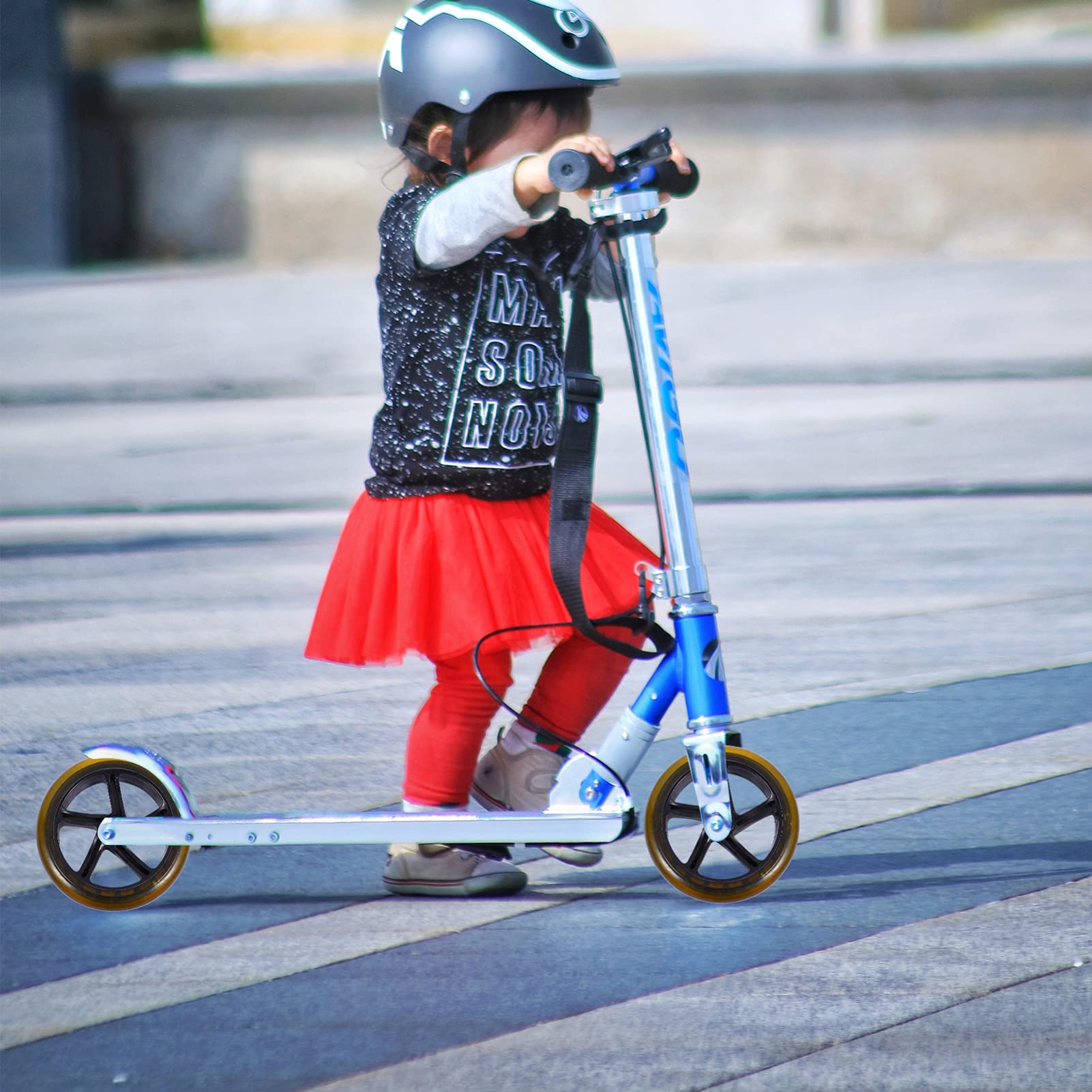 VICASKY E 2 Pièces Roues De Planche à roulettes Noir Scooter Accessoires De Scooter Roue De Électrique s 180mm Rouleau EZ Enfant La Rayon De Miel