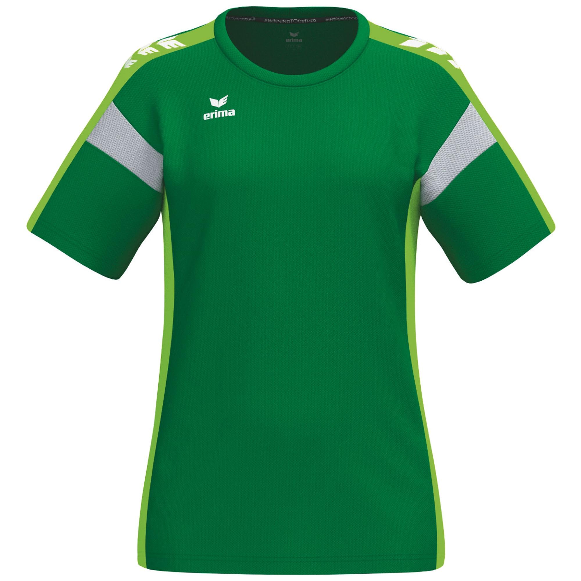 Erima Women's Celebrate 125 Functional T-Shirt (1082512), Emerald/Green Gecko, 44