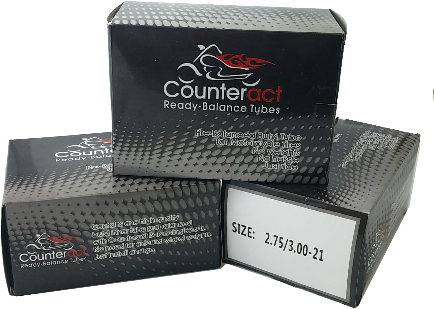 Counteract Pre-Balanced Motorcycle Inner Tube - MKT-14 (2.50/2.75-12)