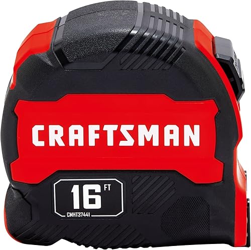 CRAFTSMAN Cinta métrica, compacta y fácil agarre, 16 pies (CMHT37441S)