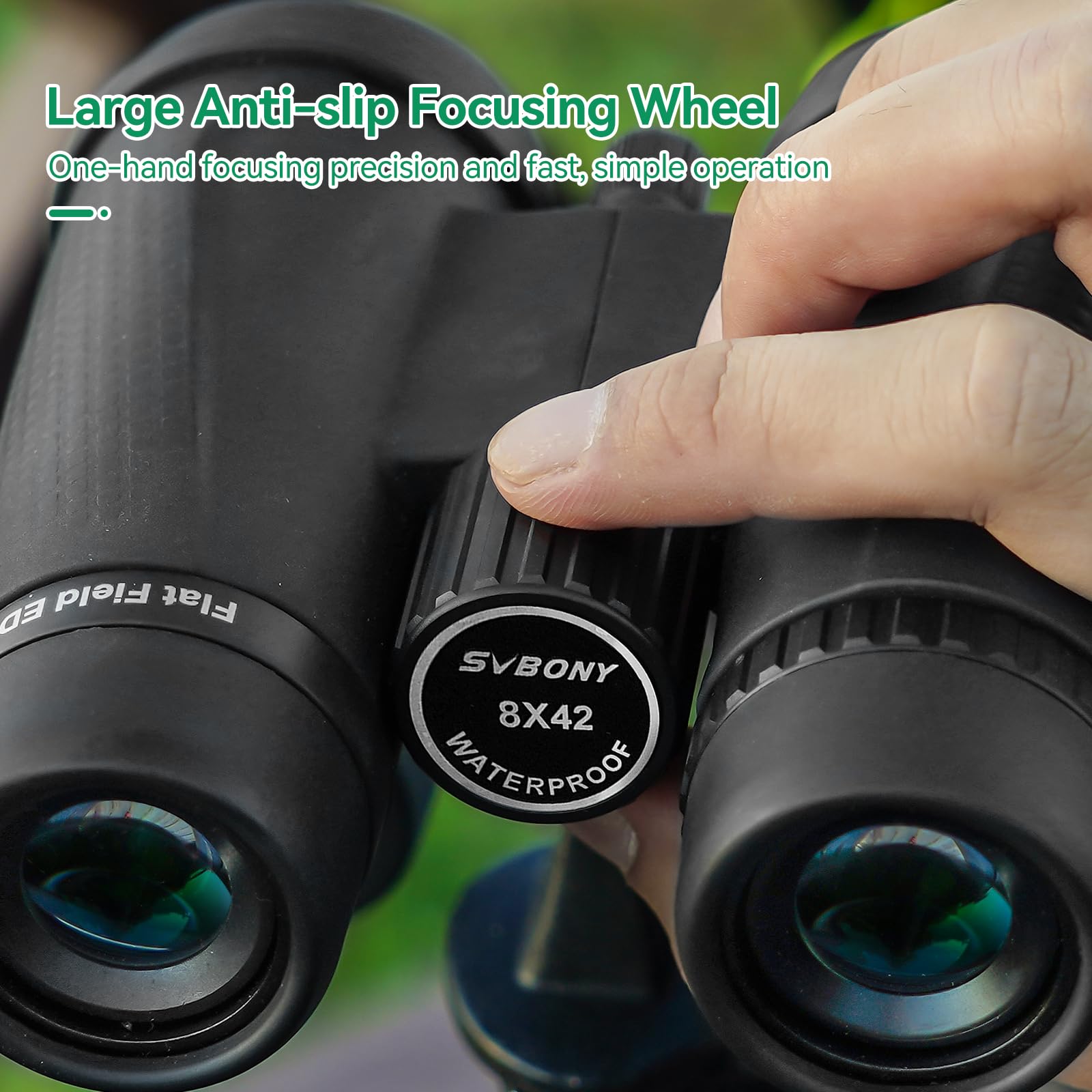 Svbony SA205 Binocolo per Adaults, 8x42 ED Correzione del campo piatto Bak4 FMC Professionali ad alta Potenza di Ingrandimento, IP67 Impermeabile per Viaggi Osservare gli Uccelli Della Fauna Selvatica