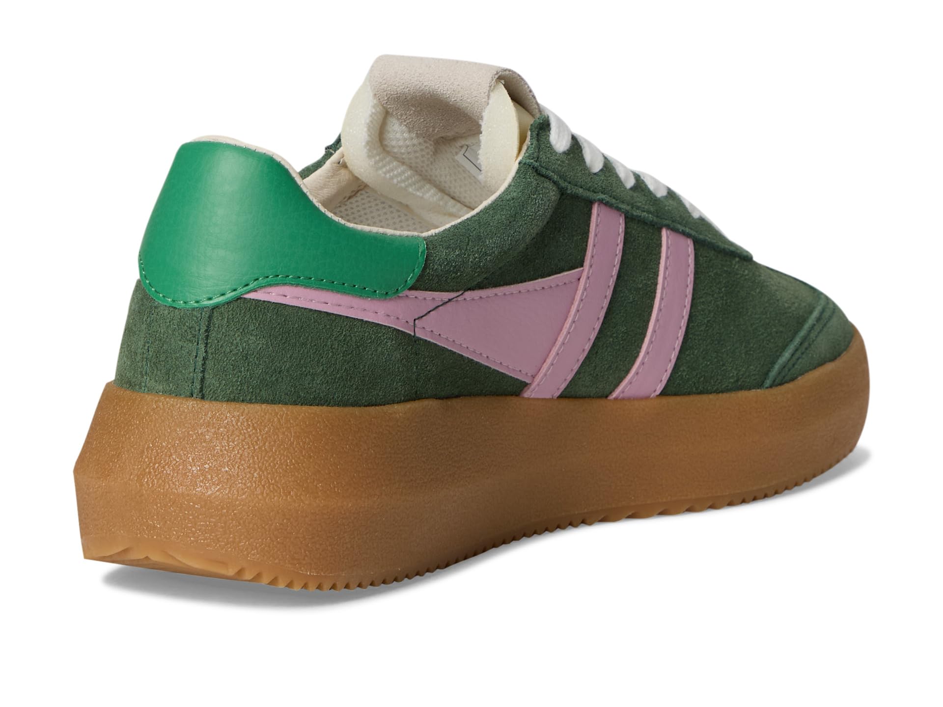 Gola Athena Suede Damskie buty sportowe Evergreen/Candy/Jade
