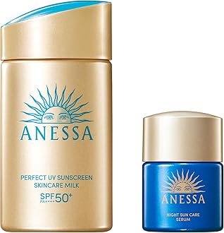 ANESSA Perfect UV Skin Care Milk, NA Trial Set, Sunscreen, UV Set, 2.0 fl oz (60 ml) + 0.4 fl oz (12 ml)