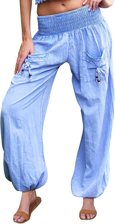 Amazon.com: GIOCAM - Pantalones de bota para mujer (100% algodón, con  cintura elástica), color blanco, Classic, S / M : Ropa, Zapatos y Joyería