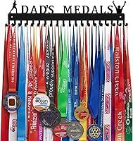 Vista 1 de Soporte para medallas – She Believed She Could She Did – Soporte personalizado para medallas para corredor de carreras deportivas, placa de metal