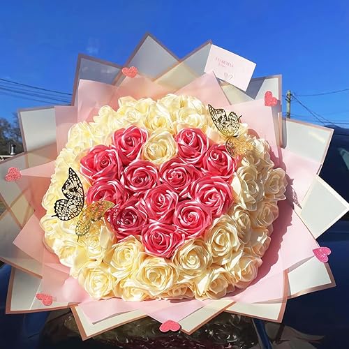 Miniatura 7 de TONIFUL Cinta de satén ancha color rojo oscuro de 1-12 pulgadas (1.575 in) x 100 yardas, cinta de tela sólida para envolver regalos, banda de silla,