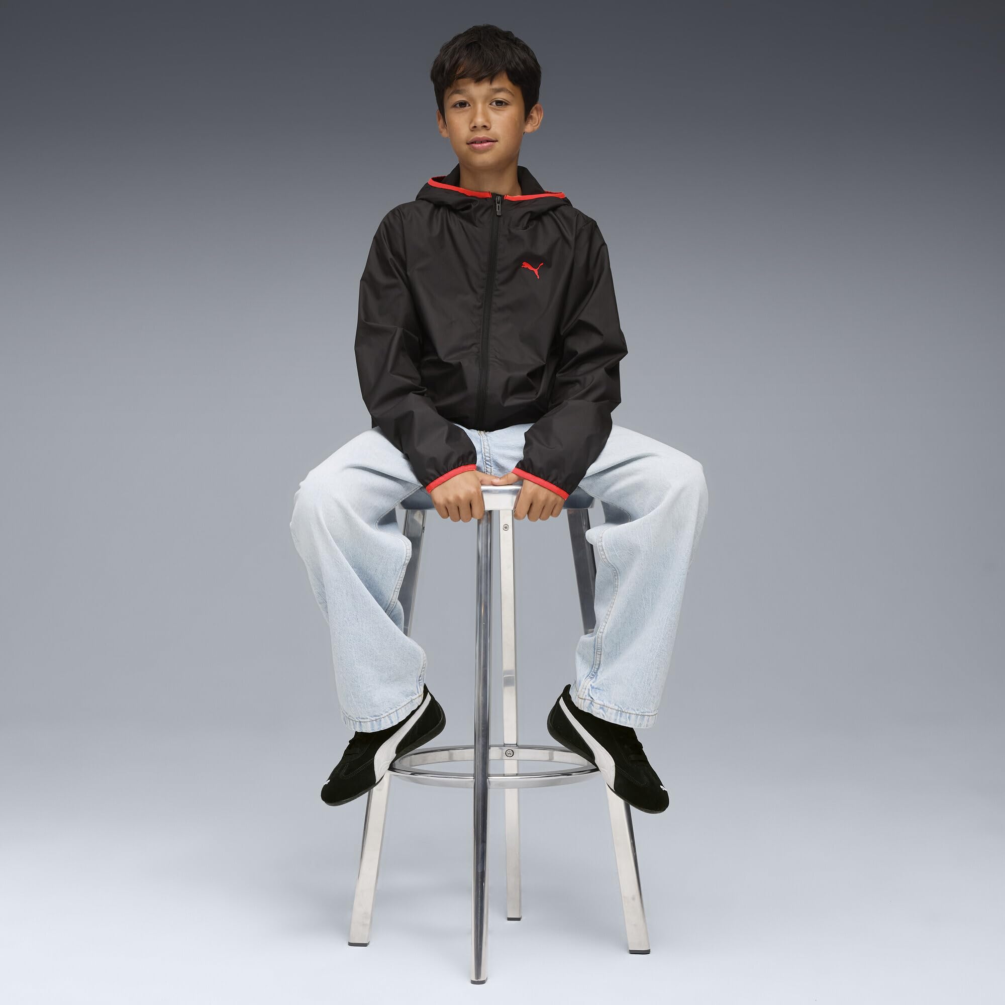 PUMA Fleece Lined Windbreaker Abrigo Unisex niños (Pack de 1)