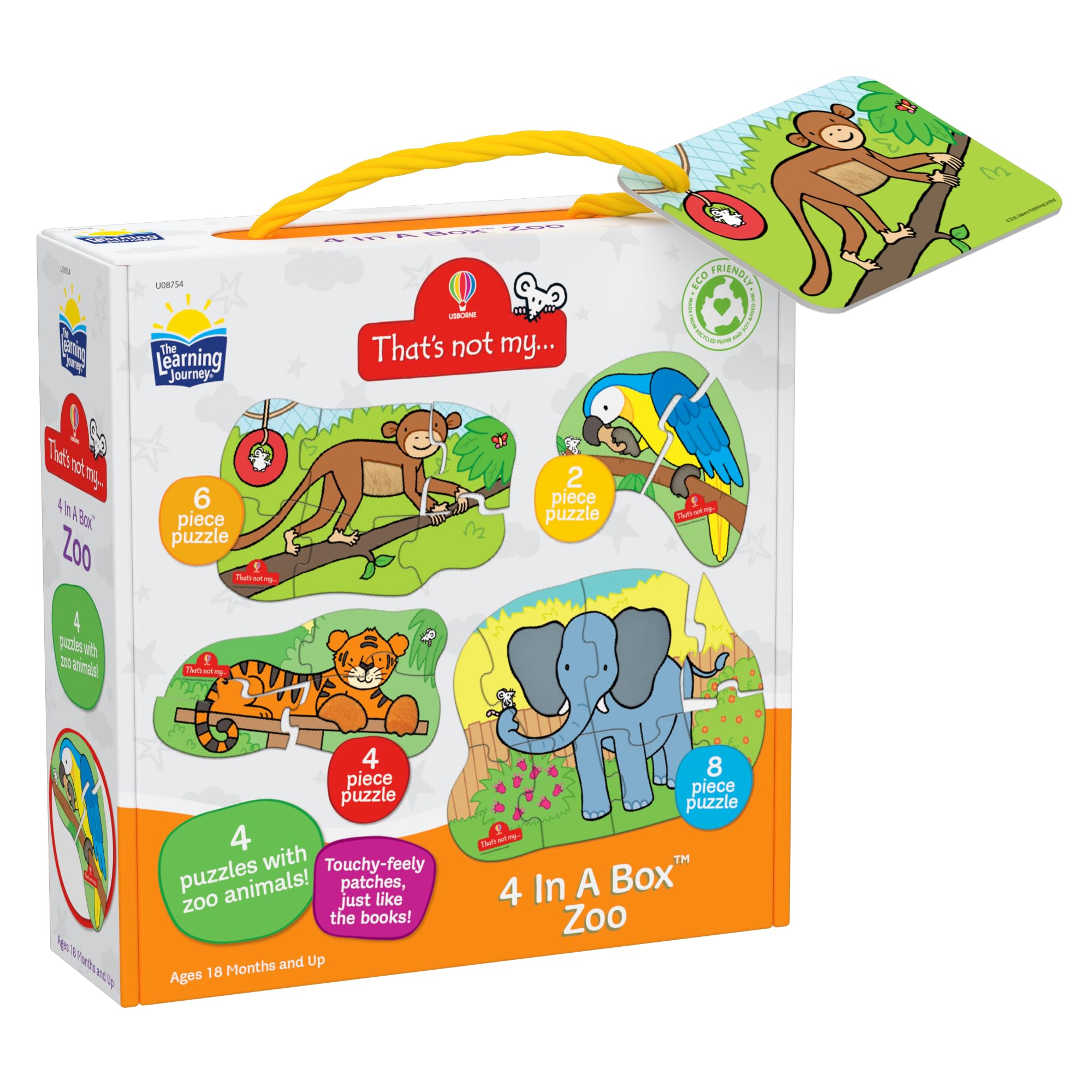 University Games That’s Not My… 4 in 1 Zoo Puzzle Set, 18 months+ — image 1