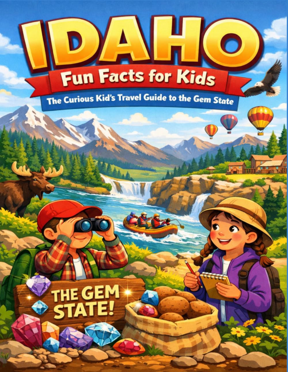 Idaho Fun Facts for Kids: The Curious Kid’s Travel Guide to the Gem State (The 50 States Fun Facts for Kids Series)