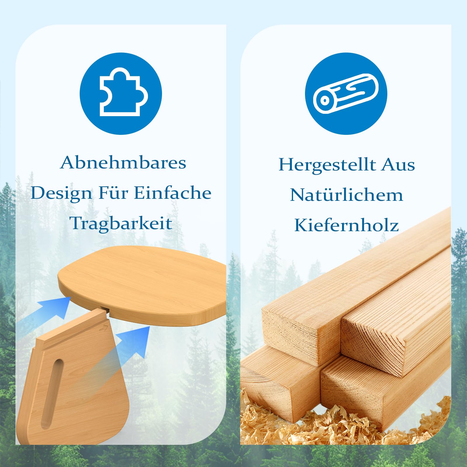 Enjoyfly Panca da meditazione portatile, rimovibile per yoga, meditazione, panchina da meditazione in legno, sgabello ergonomico da yoga, comfort e stabilità, ideale per yoga, preghiera, meditazione