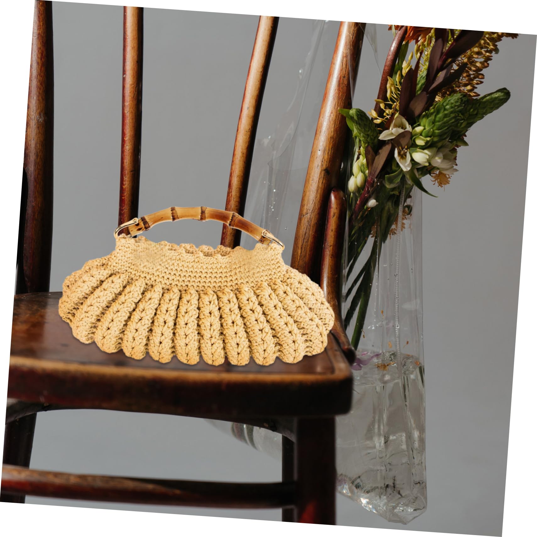 Asas Bolsos Crochet Asas De Bambú Tipo D Para Bolsos Piezas