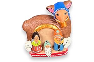 Handmade Llama Nativity Christmas Tree Ornaments